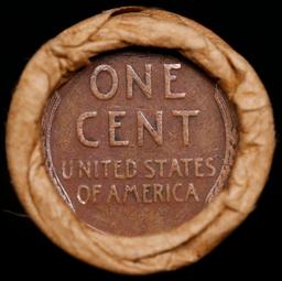 Lincoln Wheat Cent 1c Mixed Roll Orig Brandt McDonalds Wrapper, 1919-s end, Wheat other end