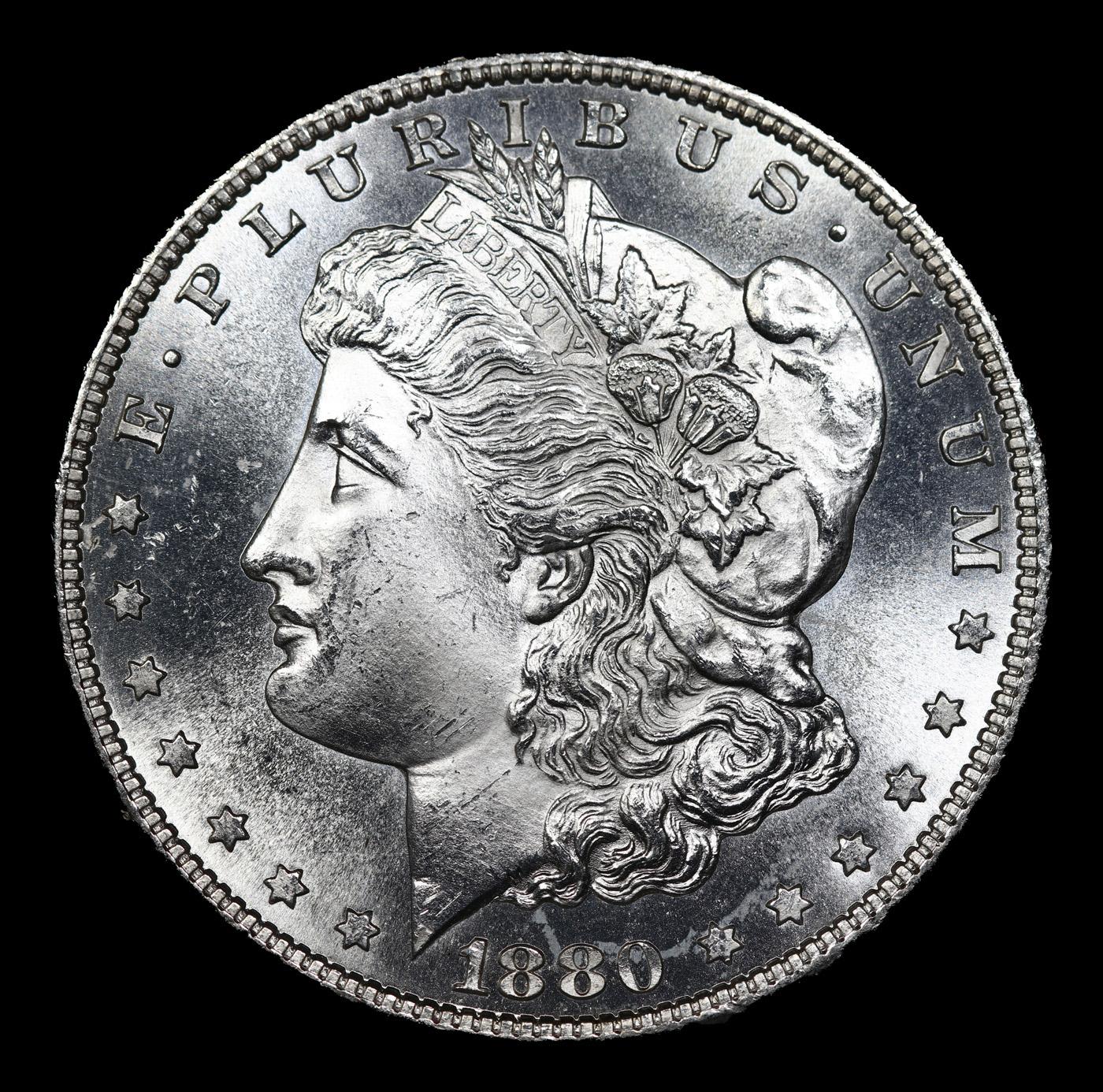 1880-s Morgan Dollar 1 Graded ms66+ By SEGS