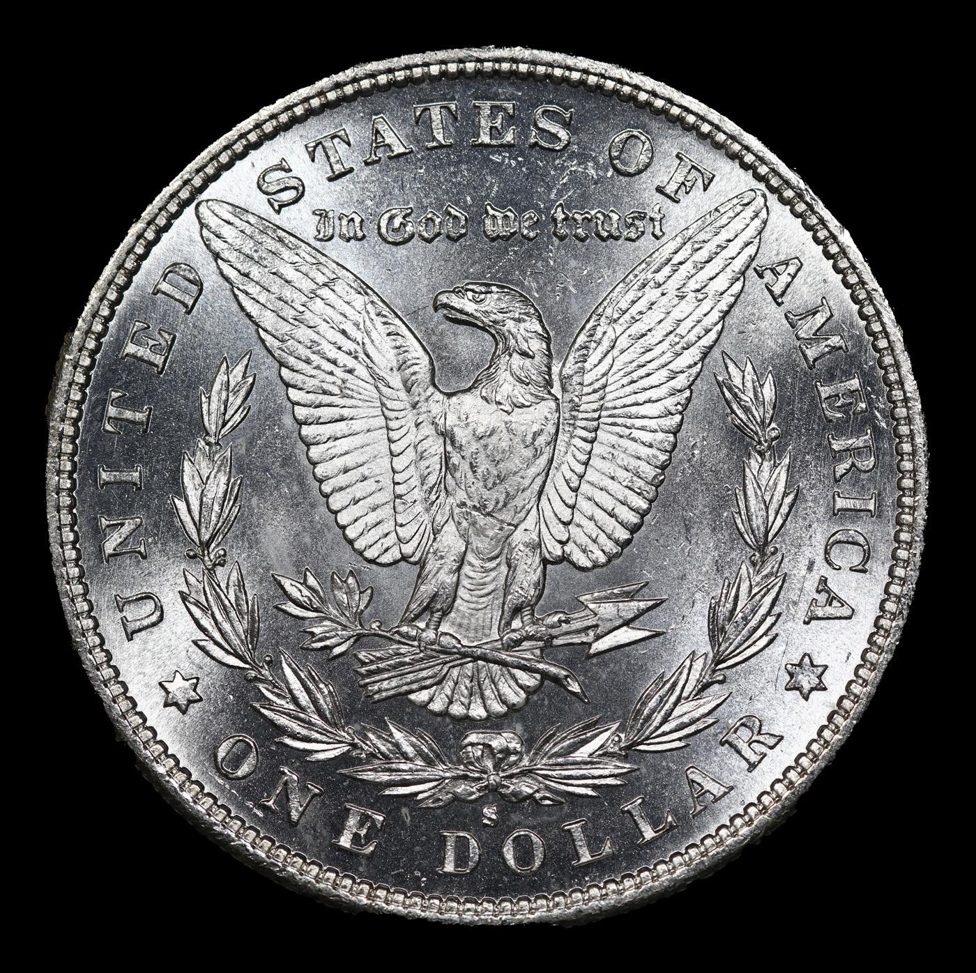 1880-s Morgan Dollar 1 Graded ms66+ By SEGS