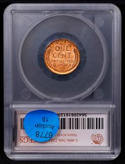 1931-p Lincoln Cent 1c Graded ms66 rd By SEGS