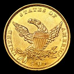 ***Auction Highlight*** 1834 Plain 4 Classic Classic Head Half Eagle Gold $5 HM-6 R-5 TOP POP! Grade