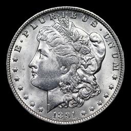 ***Auction Highlight*** 1891-o Morgan Dollar 1 Graded ms64+ By SEGS (fc)