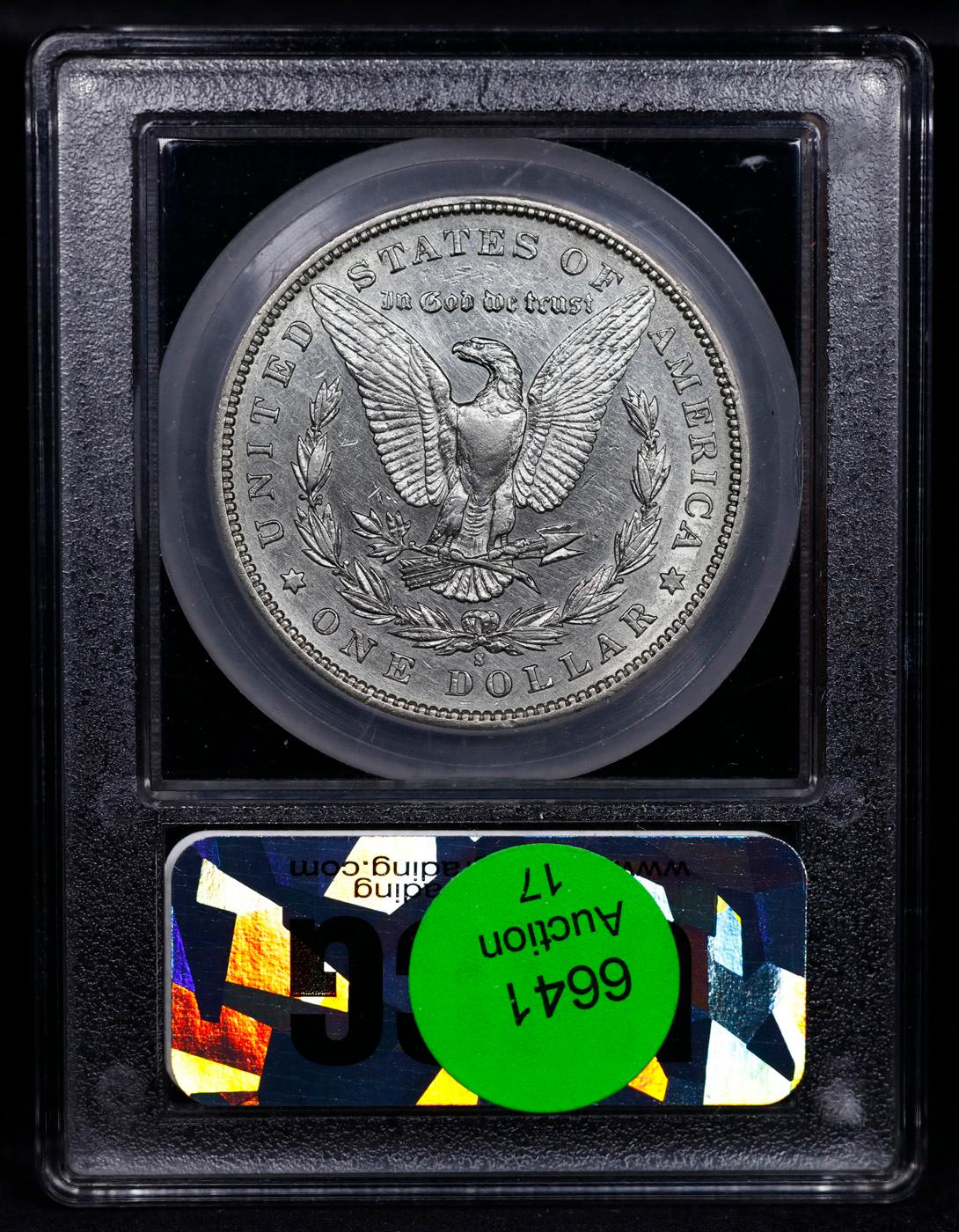 ***Auction Highlight*** 1892-s Morgan Dollar $1 Graded Choice AU/BU Slider By USCG (fc)