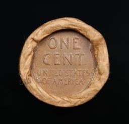 Small Cent Mixed Roll Orig Brandt McDonalds Wrapper, 1921-p Lincoln Wheat end, Wheat other end, 50c