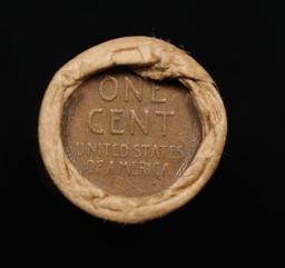 Lincoln Wheat Cent 1c Mixed Roll Orig Brandt McDonalds Wrapper, 1918-d end, Wheat other end