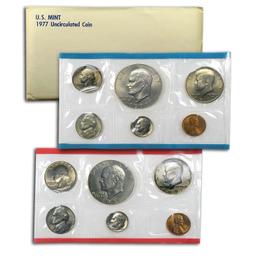 1977 United States Mint Set in Original Government Packaging 12 coins