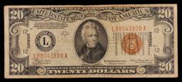 1934A $10 FRN Hawaii WWII Emergency Currency Grades vf++