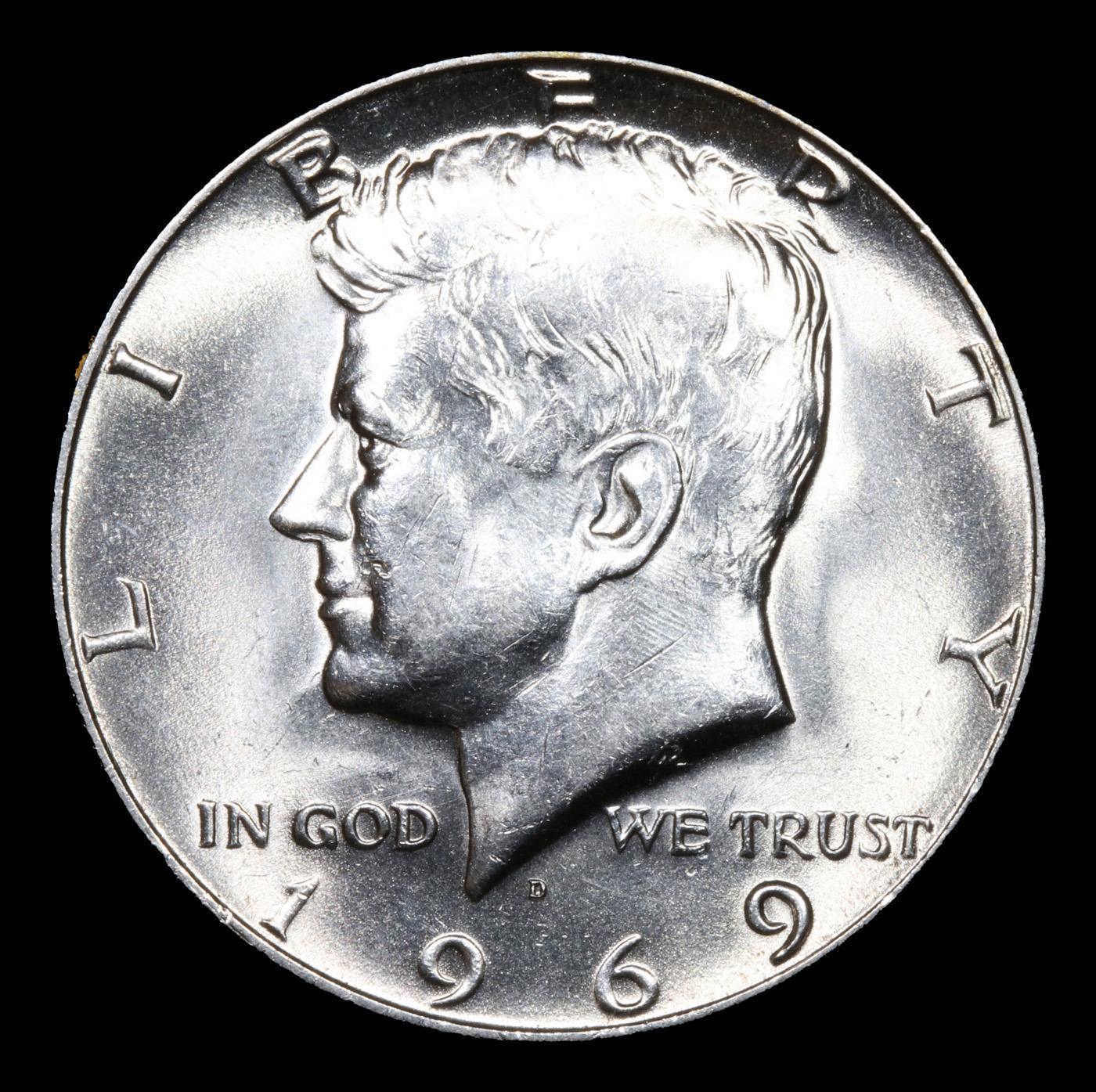 1969-d Kennedy Half Dollar 50c Grades GEM+ Unc