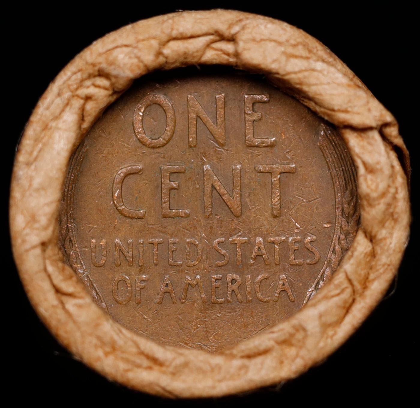 Lincoln Wheat Cent 1c Mixed Roll Orig Brandt McDonalds Wrapper, 1917-d end, Wheat other end