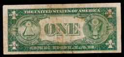 1935A $1 Silver Certificate North Africa WWII Emergency Currency Grades vf+