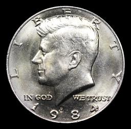 ***Auction Highlight*** 1984-d Kennedy Half Dollar TOP POP! 50c Graded ms67+ BY SEGS (fc)