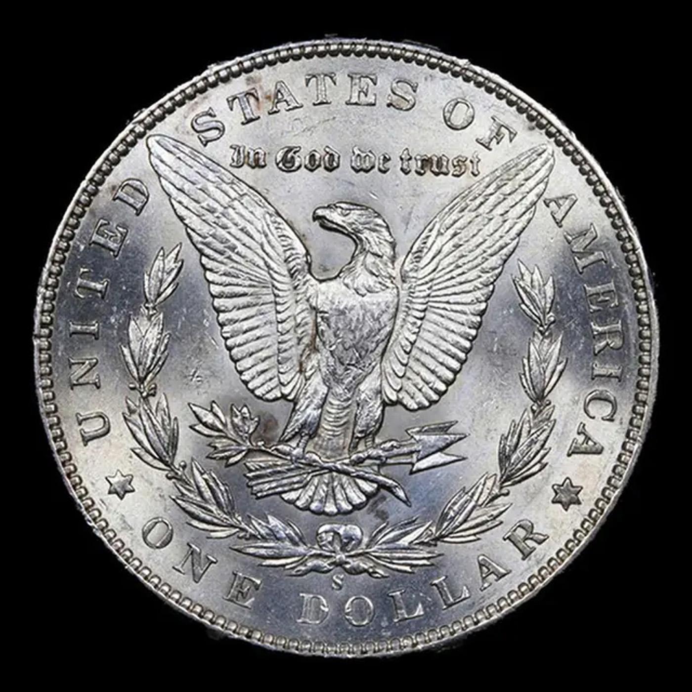 ***Auction Highlight*** 1898-s Morgan Dollar 1 Graded ms64+ By SEGS (fc)