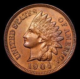 1904 Indian Cent 1c Grades Select Unc RD