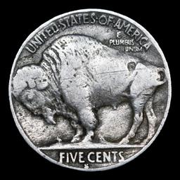 1928-s Buffalo Nickel 5c Grades xf