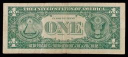 1957B $1 Blue Seal Silver Certificate Grades vf+