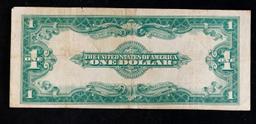 1923 $1 large size Blue Seal Silver Certificate Grades vf++ Signatures Speelman/White