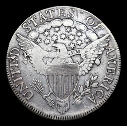 ***Auction Highlight*** 1807 Draped Bust Half Dollar 50c Graded vf25 details By SEGS (fc)