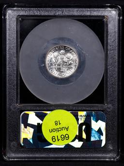 ***Auction Highlight*** 1955-p Roosevelt Dime Near Top Pop! 10c Graded Gem+++ FT By USCG (fc)