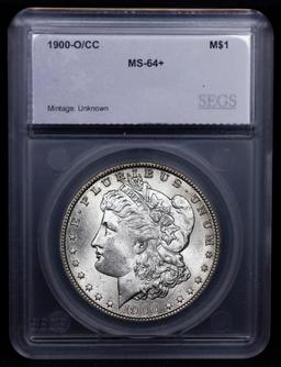 ***Auction Highlight*** 1900-o/cc Top 100 Morgan Dollar 1 Graded ms64+ BY SEGS (fc)