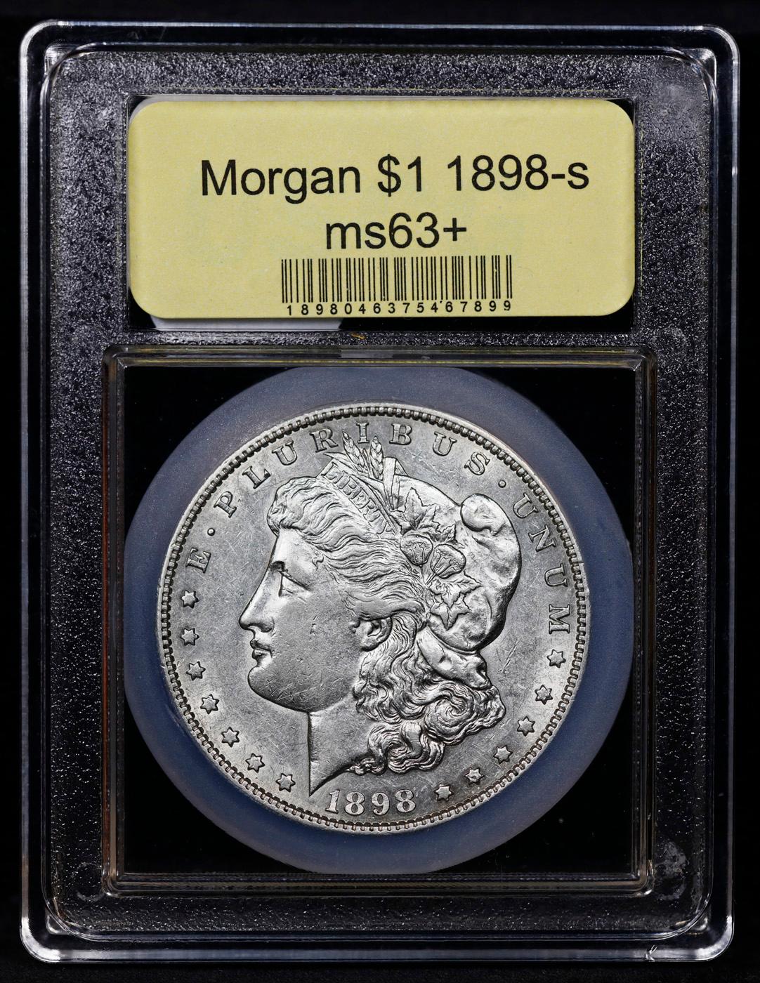 ***Auction Highlight*** 1898-s Morgan Dollar 1 Graded Select+ Unc By USCG (fc)