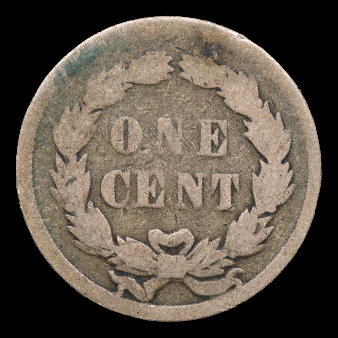 1869 Indian Cent 1c Grades vf++