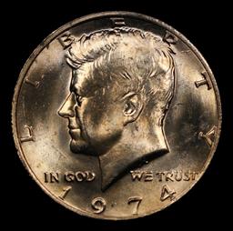 1974-p Kennedy Half Dollar 50c Grades GEM+ Unc