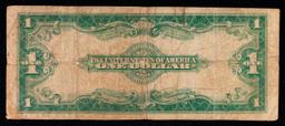 1923 $1 large size Blue Seal Silver Certificate Grades vf+ Signatures Speelman/White