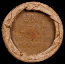 Lincoln Wheat Cent 1c Mixed Roll Orig Brandt McDonalds Wrapper, 1916-d end, Wheat other end