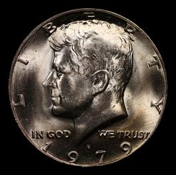 1979-d Kennedy Half Dollar 50c Grades GEM Unc