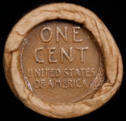 Lincoln Wheat Cent 1c Mixed Roll Orig Brandt McDonalds Wrapper, 1917-d end, Wheat other end