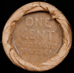 Lincoln Wheat Cent 1c Mixed Roll Orig Brandt McDonalds Wrapper, 1918-s end, Wheat other end