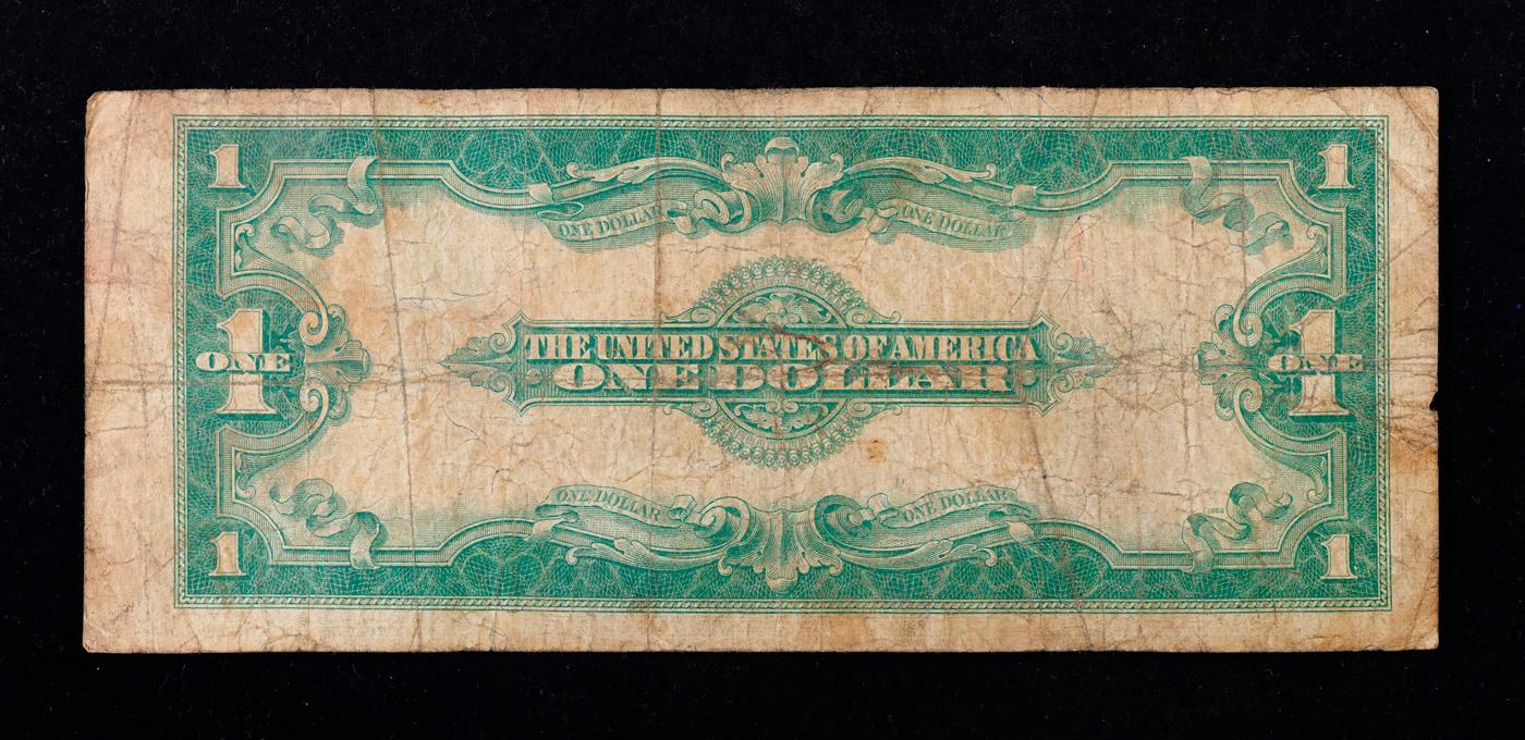 1923 $1 large size Blue Seal Silver Certificate Grades vf, very fine Signatures Speelman/White