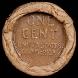 Lincoln Wheat Cent 1c Mixed Roll Orig Brandt McDonalds Wrapper, 1918-s end, Wheat other end