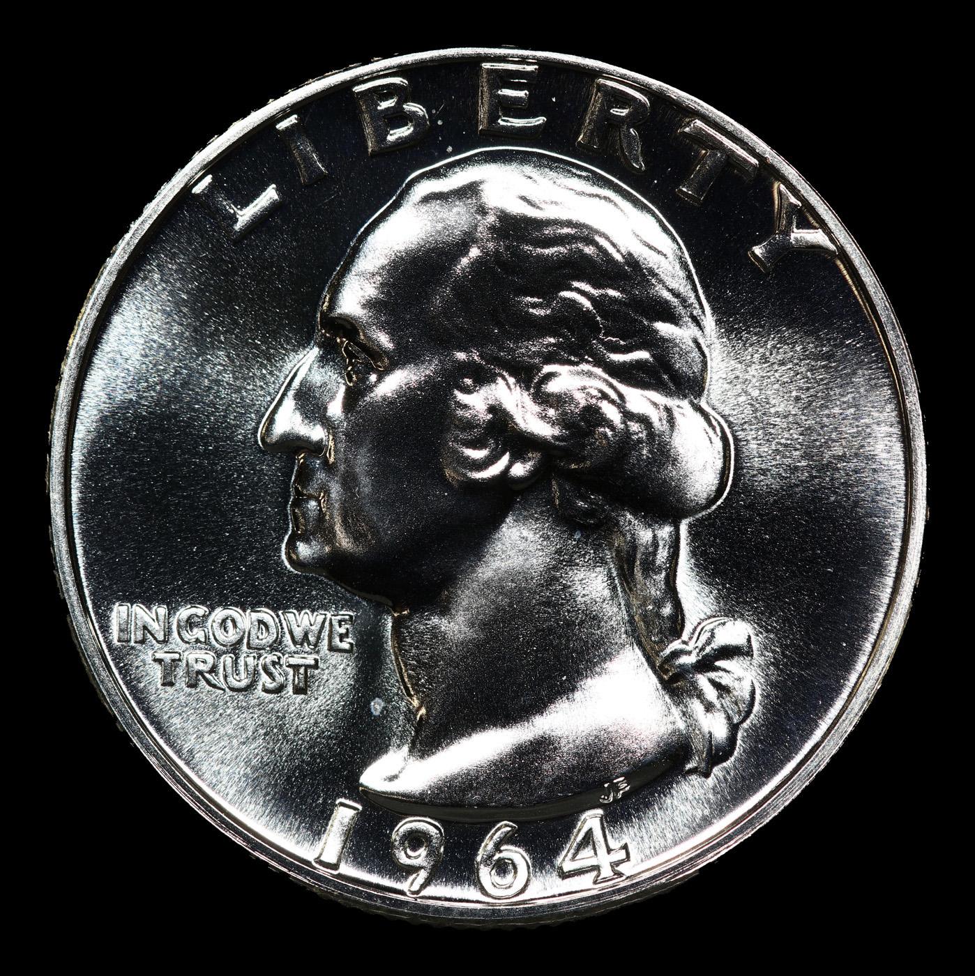 Proof ***Auction Highlight*** 1964 Washington Quarter TOP POP! 25c Graded pr70 BY SEGS (fc)