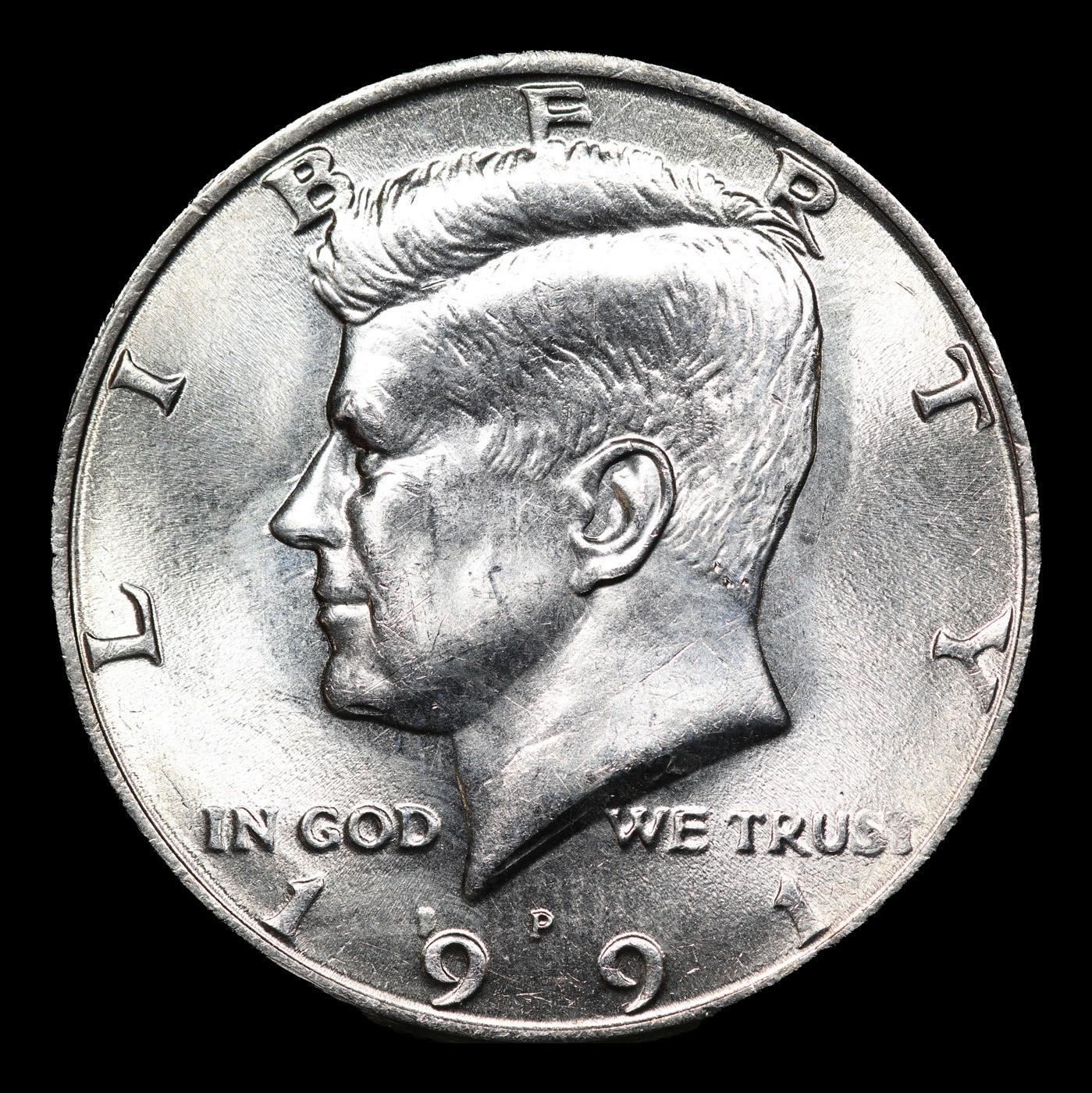 1991-p Kennedy Half Dollar *Mint Error* 50c Grades GEM++ Unc