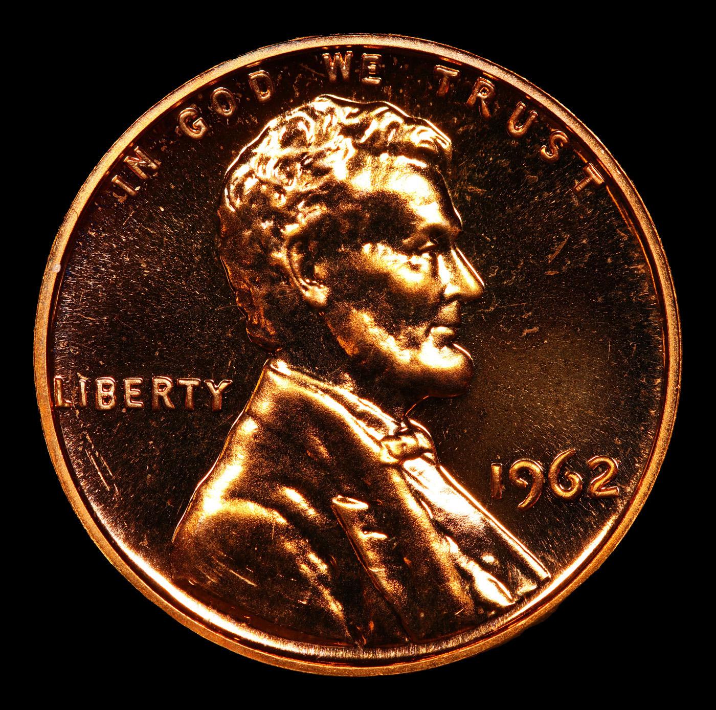 Proof 1962 Lincoln Cent TOP POP! 1c Graded pr69 rd cam BY SEGS