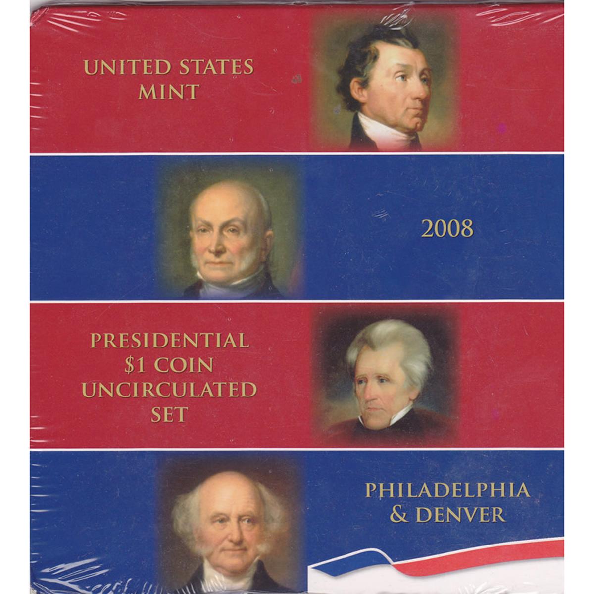 2008 Presidential Dollar Mint Set