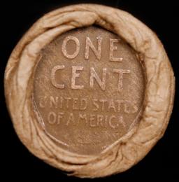 Lincoln Wheat Cent 1c Mixed Roll Orig Brandt McDonalds Wrapper, 1917-s end, Wheat other end