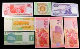 Lot of 25 Different Foreign Notes, A Variety of Countries, Dates, and Denominations!