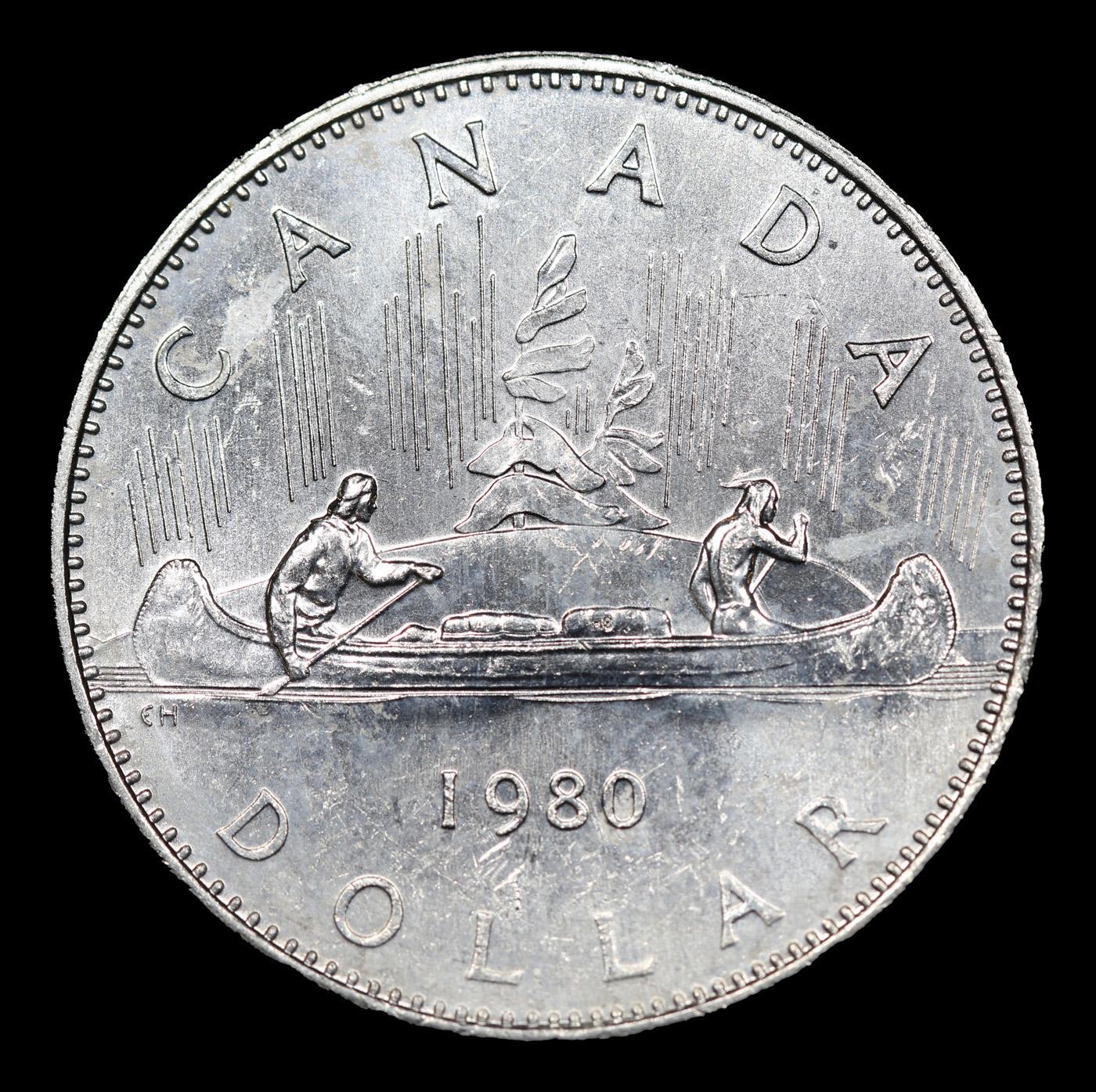 1980 Canada $1 Canada Dollar 1 Grades GEM+ Unc