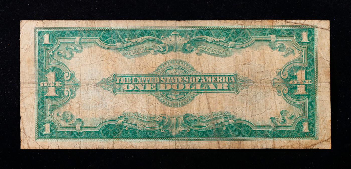 1923 $1 large size Blue Seal Silver Certificate Grades vf+ Signatures Speelman/White