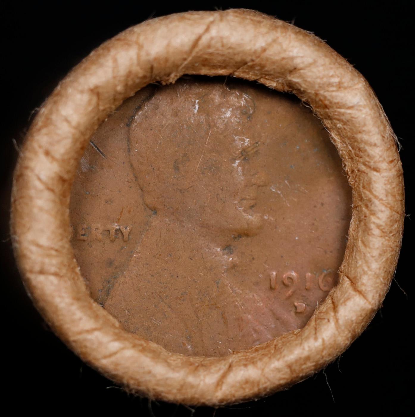 Lincoln Wheat Cent 1c Mixed Roll Orig Brandt McDonalds Wrapper, 1916-d end, Wheat other end