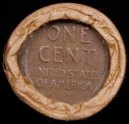 Lincoln Wheat Cent 1c Mixed Roll Orig Brandt McDonalds Wrapper, 1916-d end, Wheat other end