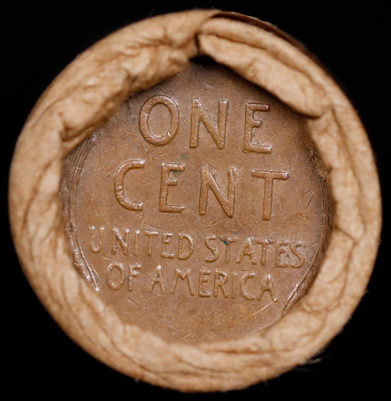 Lincoln Wheat Cent 1c Mixed Roll Orig Brandt McDonalds Wrapper, 1918-s end, Wheat other end