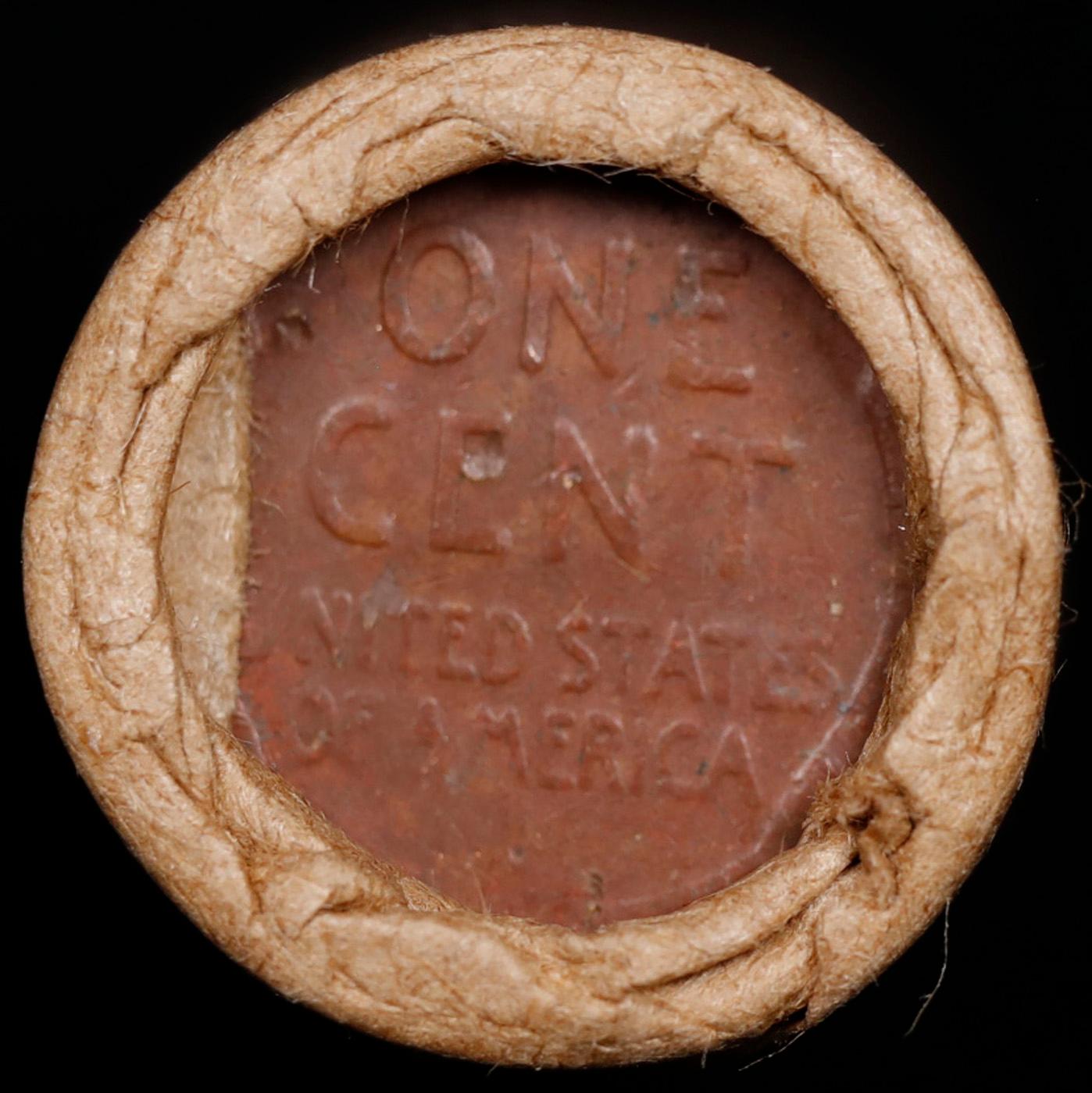 Lincoln Wheat Cent 1c Mixed Roll Orig Brandt McDonalds Wrapper, 1919-s end, Wheat other end