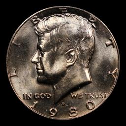 1980-d Kennedy Half Dollar 50c Grades GEM+ Unc