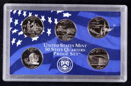 2005 United States Quarters Proof Set - 5 pc set No Outer Box