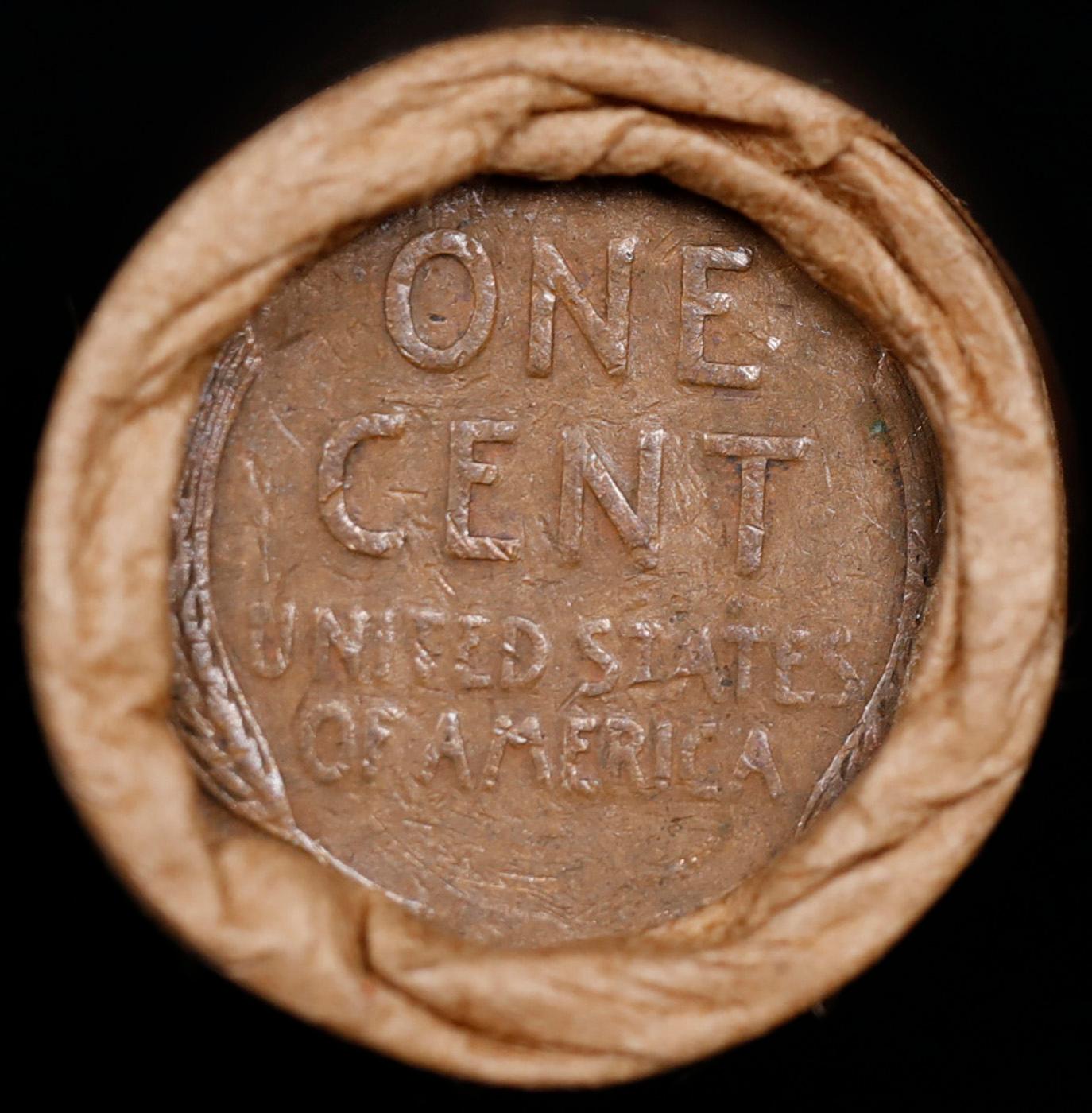 Lincoln Wheat Cent 1c Mixed Roll Orig Brandt McDonalds Wrapper, 1917-d end, Wheat other end