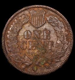 1882 Indian Cent 1c Grades Unc Details