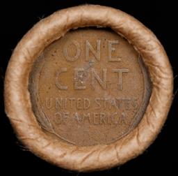 Lincoln Wheat Cent 1c Mixed Roll Orig Brandt McDonalds Wrapper, 1895 Indian end, Wheat other end